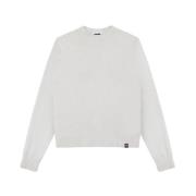 Witte Wollen Pullover Sweatshirt Colmar , White , Dames