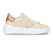 Sneakers Tres Temple Tennis Philippe Model , Beige , Dames