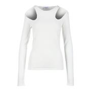 Stijlvolle Gebreide Top Dondup , White , Dames