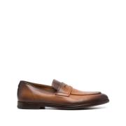 Klassieke Loafers met Mc23 Detailing Doucal's , Brown , Heren