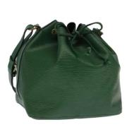 Pre-owned Leather louis-vuitton-bags Louis Vuitton Vintage , Green , D...