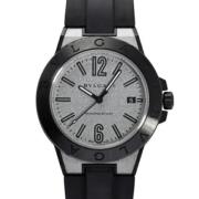 Pre-owned Rubber watches Bvlgari Vintage , Gray , Heren