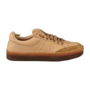 Leren Rubberen Zoolschoenen Officine Creative , Brown , Dames