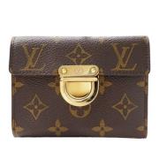 Pre-owned Canvas wallets Louis Vuitton Vintage , Brown , Dames