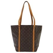 Pre-owned Canvas totes Louis Vuitton Vintage , Brown , Dames