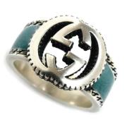 Pre-owned Metal rings Gucci Vintage , Blue , Dames