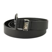 Leren Riem Diesel , Black , Heren