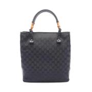 Pre-owned Canvas gucci-bags Gucci Vintage , Black , Dames