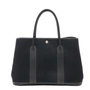 Pre-owned Canvas totes Hermès Vintage , Black , Dames