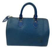 Pre-owned Leather louis-vuitton-bags Louis Vuitton Vintage , Blue , Da...