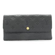 Pre-owned Canvas wallets Louis Vuitton Vintage , Black , Dames