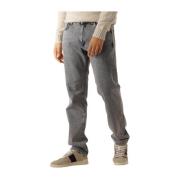 Grijze Straight Leg Jeans voor Heren Woodbird , Gray , Heren