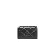 Zwarte Crossbody Tas met Ketting Love Moschino , Black , Dames