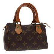 Pre-owned Canvas louis-vuitton-bags Louis Vuitton Vintage , Brown , Da...