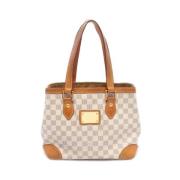 Pre-owned Leather louis-vuitton-bags Louis Vuitton Vintage , White , D...