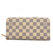 Pre-owned Fabric wallets Louis Vuitton Vintage , White , Dames