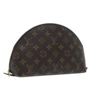 Pre-owned Canvas pouches Louis Vuitton Vintage , Brown , Dames