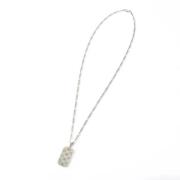 Pre-owned Metal necklaces Gucci Vintage , Gray , Dames