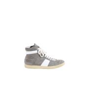 Pre-owned Suede sneakers Yves Saint Laurent Vintage , Gray , Heren