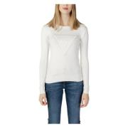 Gebreide kleding met ronde hals Guess , White , Dames