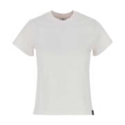 Klassiek Wit Katoenen T-shirt Courrèges , White , Dames