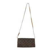 Pre-owned Canvas louis-vuitton-bags Louis Vuitton Vintage , Brown , Da...