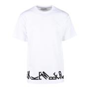 Katoenen T-shirt Bikkembergs , White , Heren