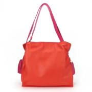 Pre-owned Leather shoulder-bags Loewe Pre-owned , Orange , Dames