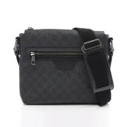 Pre-owned Canvas crossbody-bags Gucci Vintage , Black , Heren