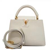 Pre-owned Fabric louis-vuitton-bags Louis Vuitton Vintage , Beige , Da...