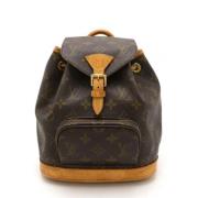 Pre-owned Canvas backpacks Louis Vuitton Vintage , Brown , Dames