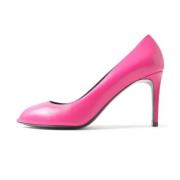 Pre-owned Leather heels Yves Saint Laurent Vintage , Pink , Dames