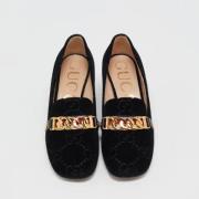 Pre-owned Velvet heels Gucci Vintage , Black , Dames