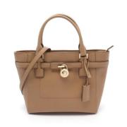 Pre-owned Leather handbags Michael Kors Pre-owned , Brown , Dames