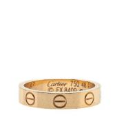 Pre-owned Metal rings Cartier Vintage , Yellow , Dames