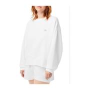 Witte Logotrui Lacoste , White , Dames