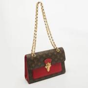 Pre-owned Leather louis-vuitton-bags Louis Vuitton Vintage , Red , Dam...