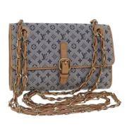 Pre-owned Canvas louis-vuitton-bags Louis Vuitton Vintage , Blue , Dam...