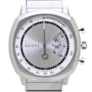 Pre-owned Metal watches Gucci Vintage , Gray , Heren