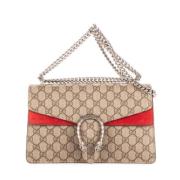 Pre-owned Canvas gucci-bags Gucci Vintage , Beige , Dames