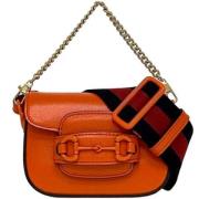 Pre-owned Canvas gucci-bags Gucci Vintage , Orange , Dames