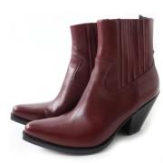 Pre-owned Leather boots Celine Vintage , Red , Dames