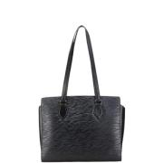 Pre-owned Leather shoulder-bags Louis Vuitton Vintage , Black , Dames