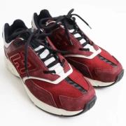 Pre-owned Leather sneakers Fendi Vintage , Red , Heren