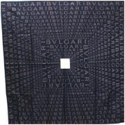 Pre-owned Silk scarves Bvlgari Vintage , Black , Dames