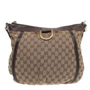 Pre-owned Canvas gucci-bags Gucci Vintage , Brown , Dames