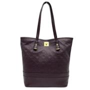 Pre-owned Canvas totes Louis Vuitton Vintage , Purple , Dames