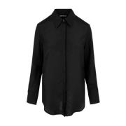 Zwarte Brioche Shirt Douuod Woman , Black , Dames