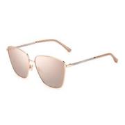 Roze Metalen Zonnebril Jimmy Choo , Multicolor , Dames