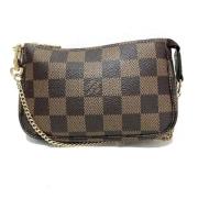 Pre-owned Fabric clutches Louis Vuitton Vintage , Brown , Dames